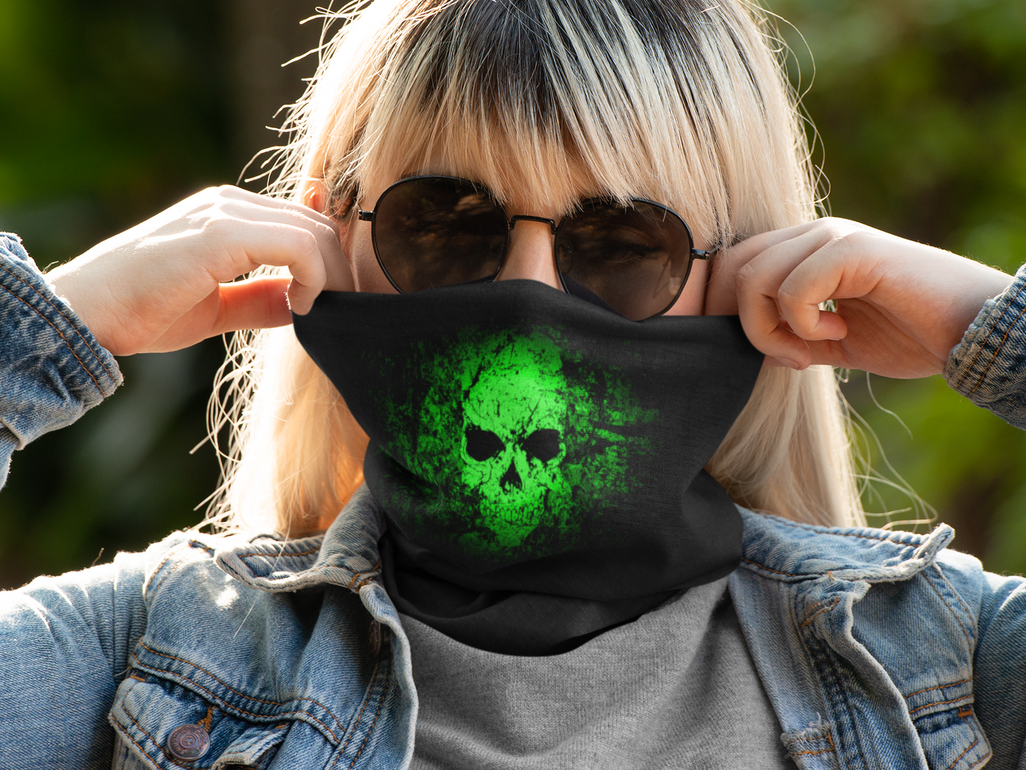 Neon Darkness Neck Gaiter