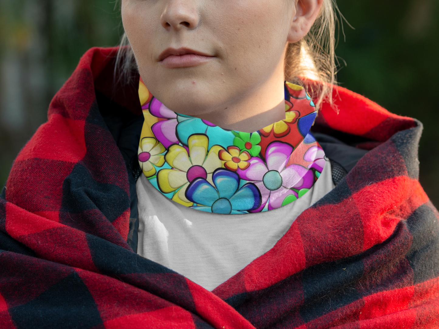 Flower Power Neck Gaiter