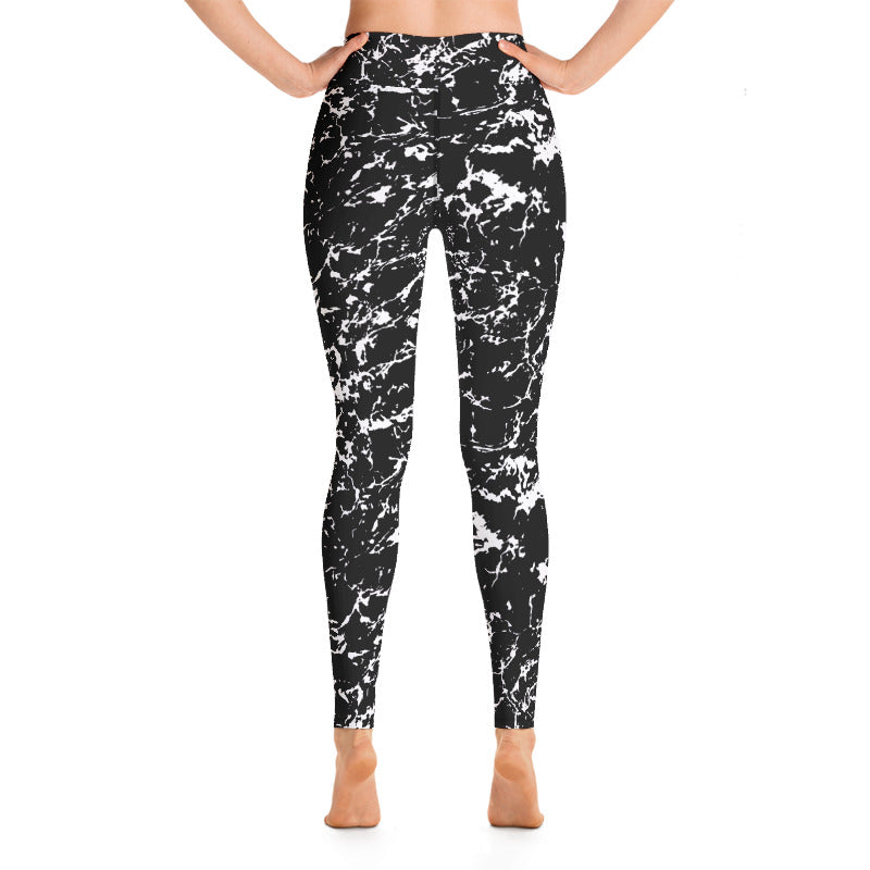 Dark Waters Yoga Leggings With Pockets