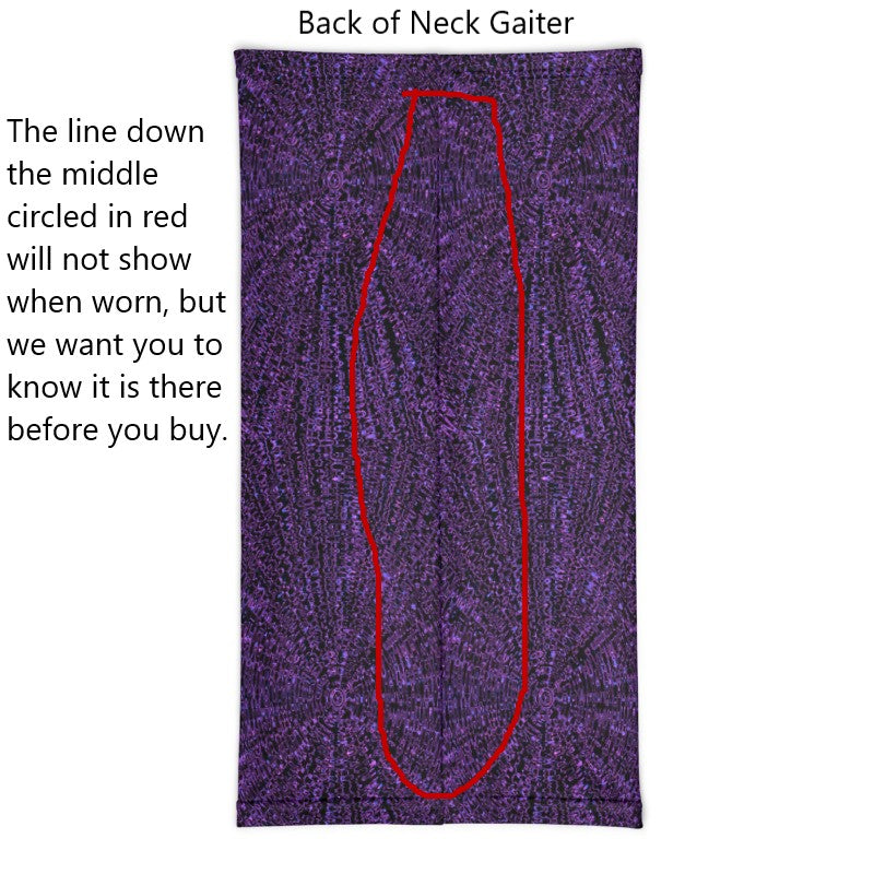 Purple Amp Neck Gaiter