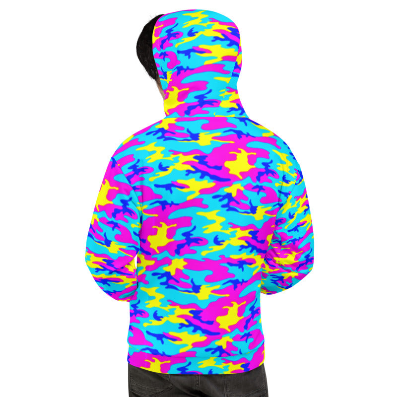 Colorful Camo Unisex Hoodie