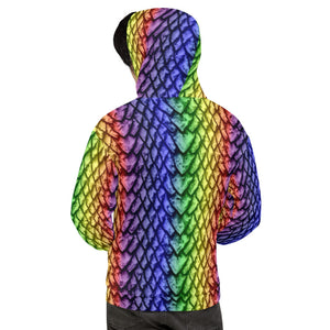 Rainbow Dragon Scale Unisex Hoodie