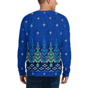 Christmas Sweater Print Unisex Sweatshirt