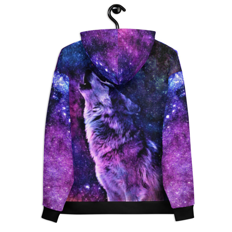 Wolf Nebula Unisex Pullover Hoodie