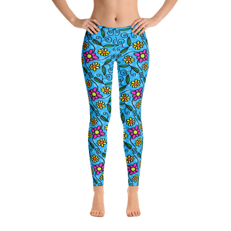 Flowers and Vines Leggings