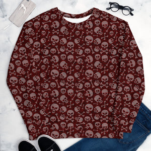 Red Heather Boneyard Unisex Sweatshirt