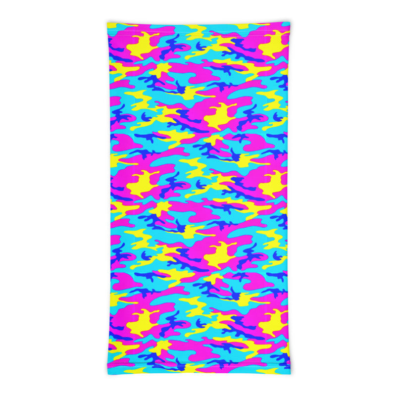 Colorful Camo Neck Gaiter