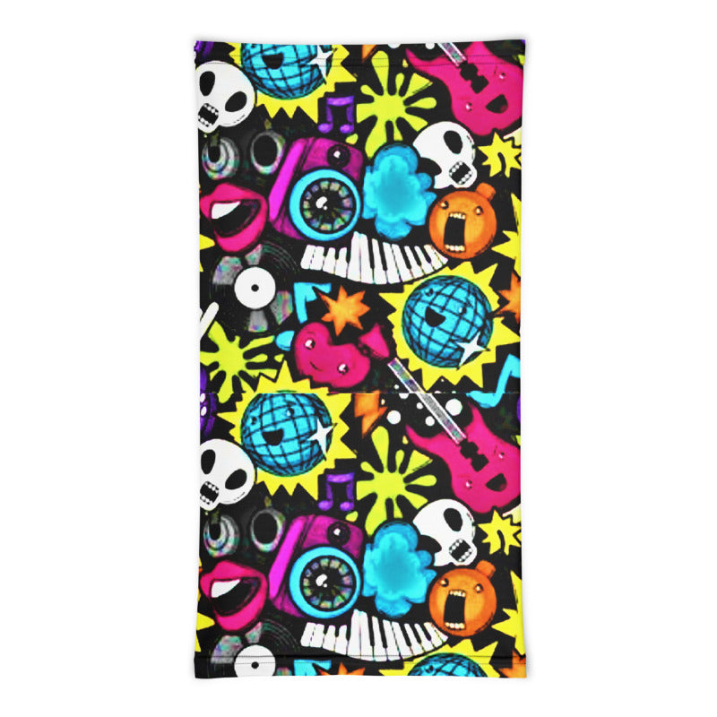 Punk Graffiti Neck Gaiter