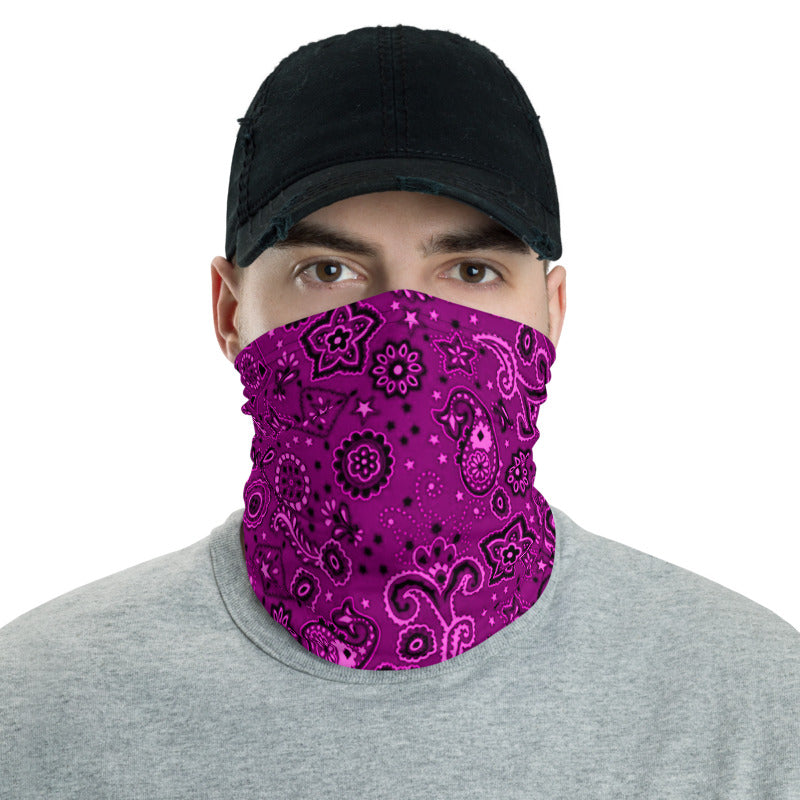 Shades of Pink Bandanna Neck Gaiter