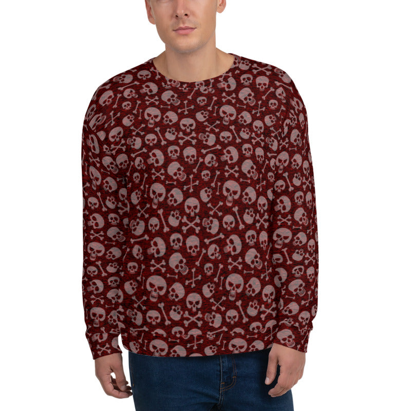 Red Heather Boneyard Unisex Sweatshirt