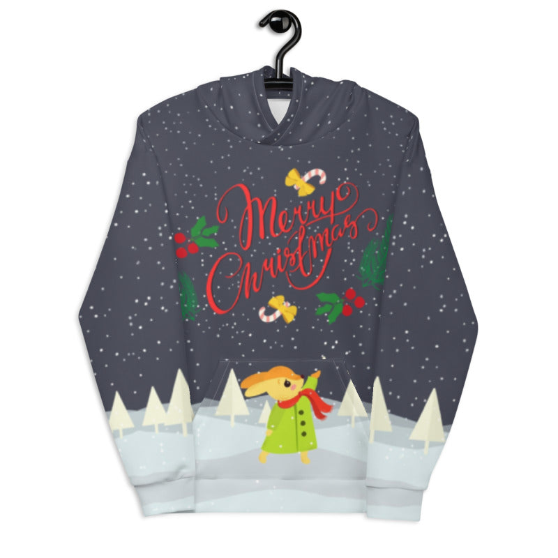 Merry Christmas Critters Unisex Hoodie