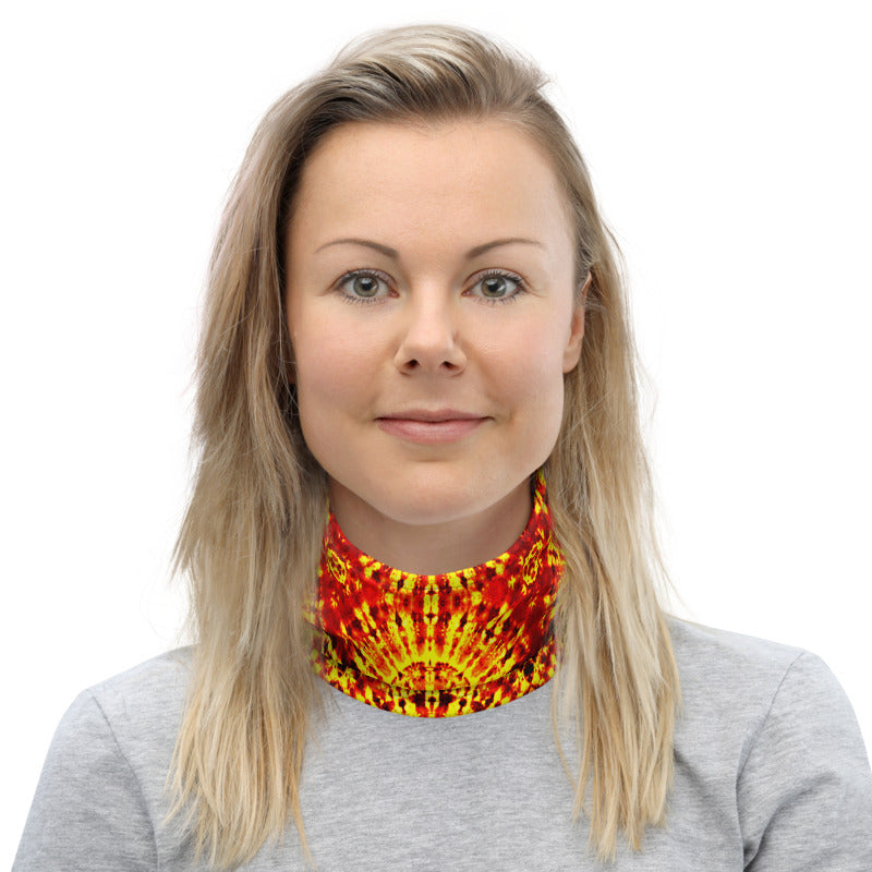 Kaleidoscope Conflagration Neck Gaiter