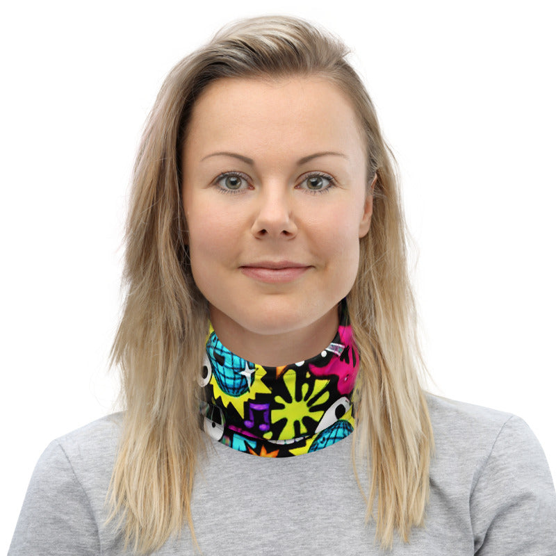 Punk Graffiti Neck Gaiter