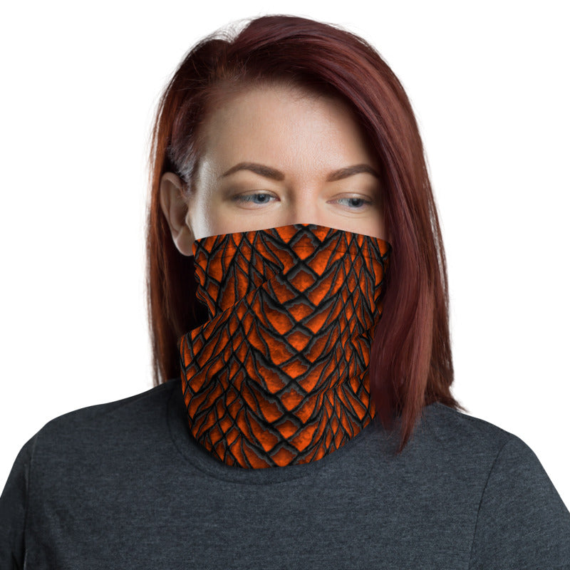 Lava Dragon Scale Neck Gaiter