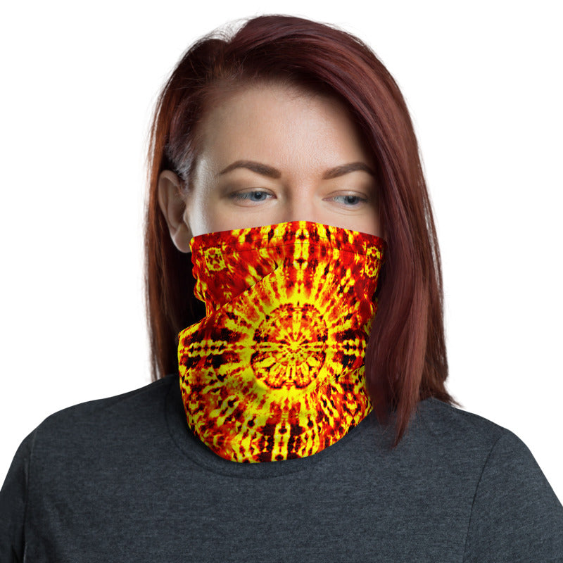 Kaleidoscope Conflagration Neck Gaiter