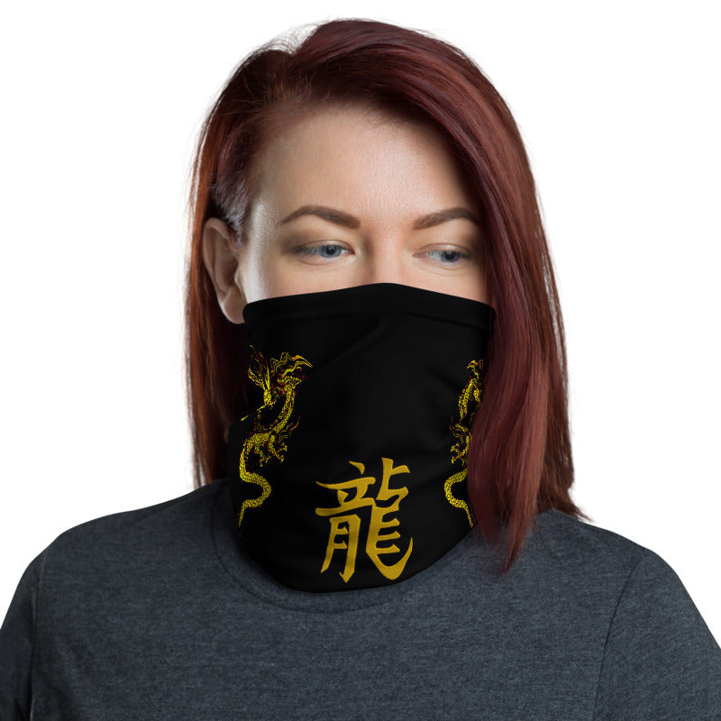 Golden Dragon Neck Gaiter