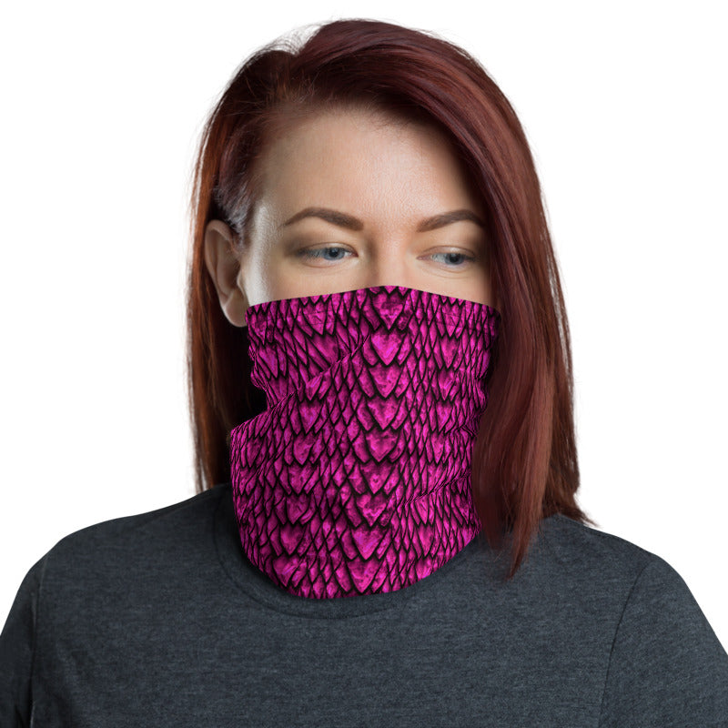 Tourmaline Dragon Scale Neck Gaiter