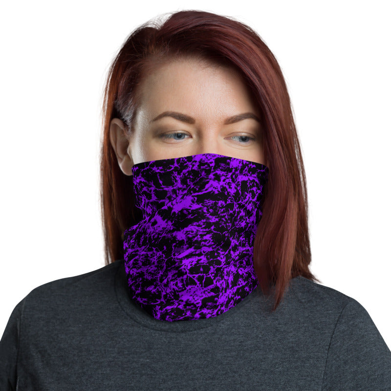 Purple Ocean Neck Gaiter