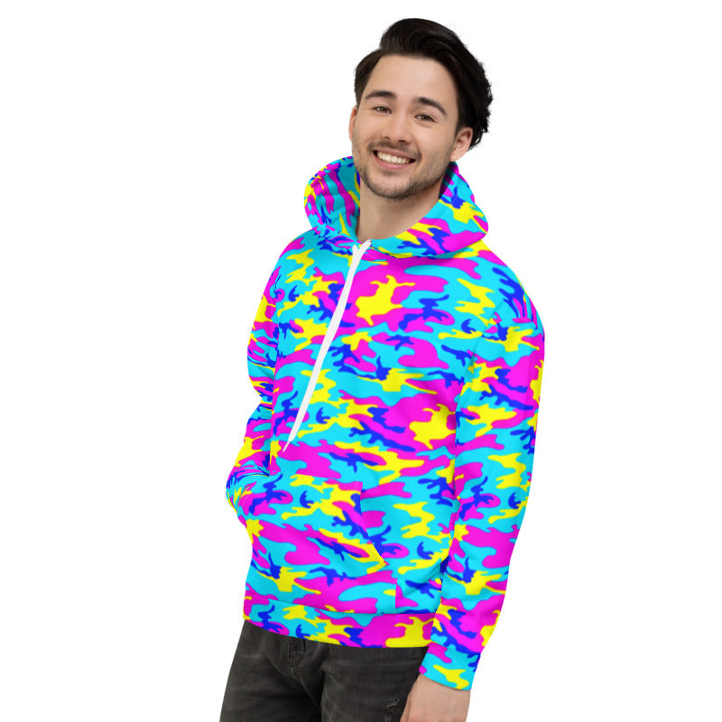 Colorful Camo Unisex Hoodie