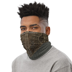 Leather and Chain Neck Gaiter