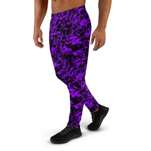 Men's Purple Ocean Slim Fit Joggers