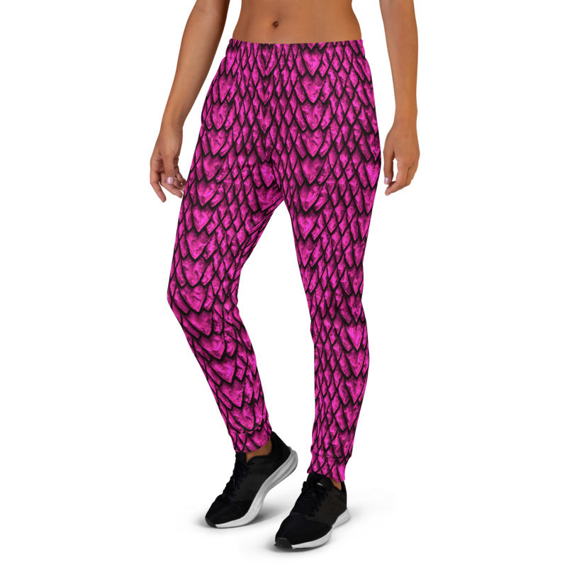 Tourmaline Dragon Scale Women's Slim Fit Joggers – Stonecrowe Trading Co.