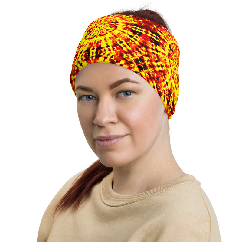 Kaleidoscope Conflagration Neck Gaiter