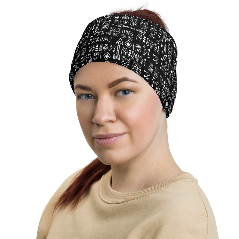 Tribal Symbols Neck Gaiter