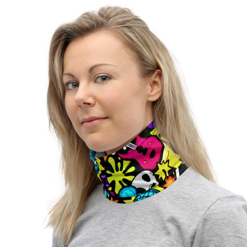 Punk Graffiti Neck Gaiter
