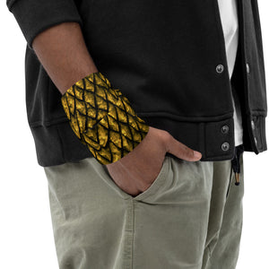 Gold Dragon Scale Neck Gaiter