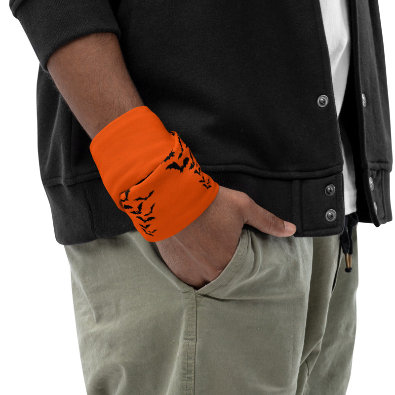 Pumpkin Face Neck Gaiter & Gone Batty Headband