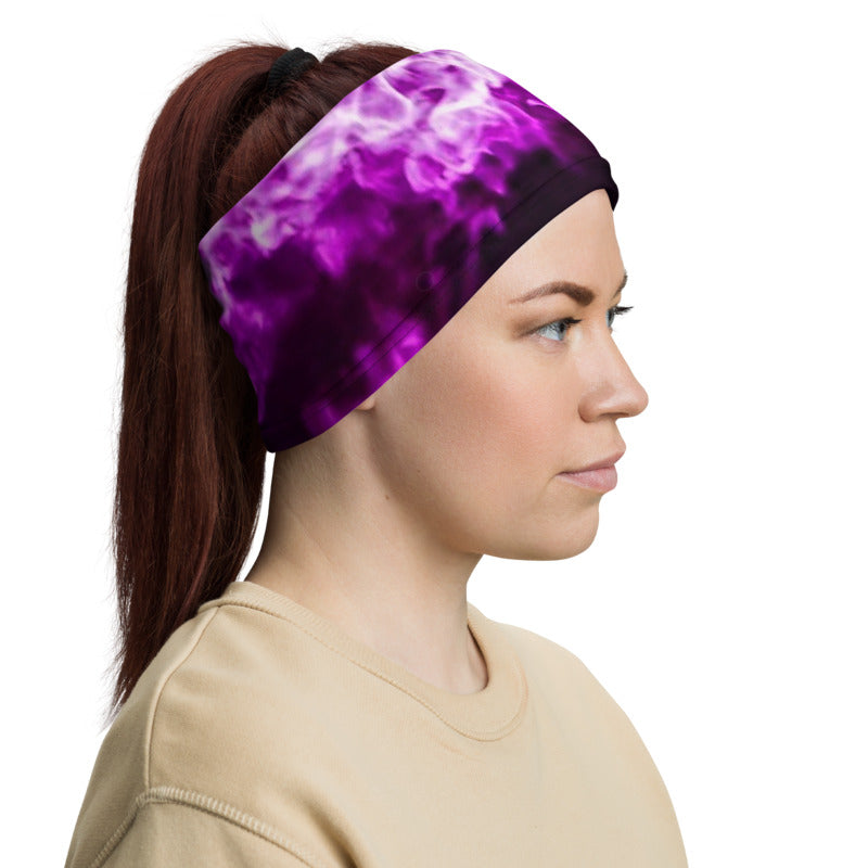 Purple Flames Neck Gaiter