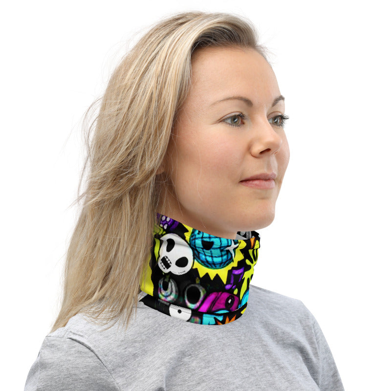 Punk Graffiti Neck Gaiter