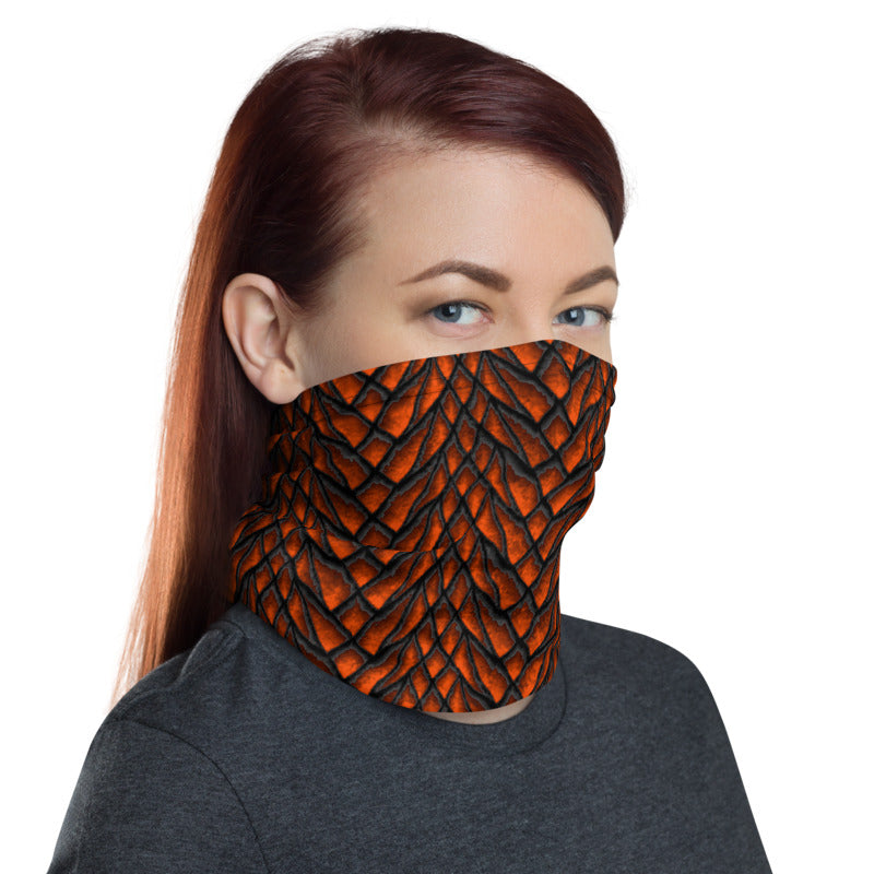 Lava Dragon Scale Neck Gaiter