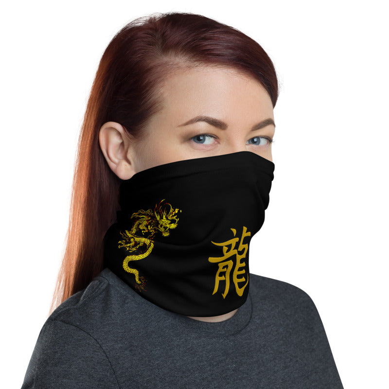 Golden Dragon Neck Gaiter