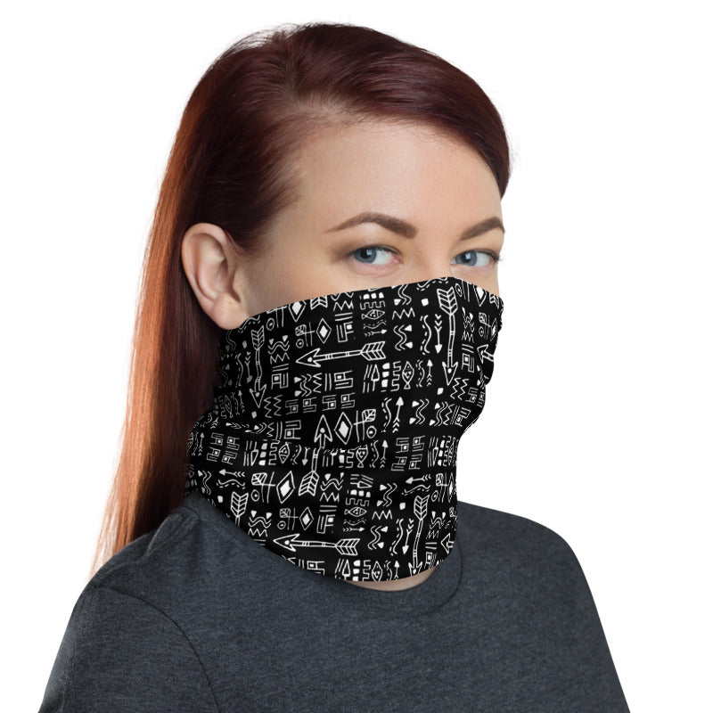 Tribal Symbols Neck Gaiter