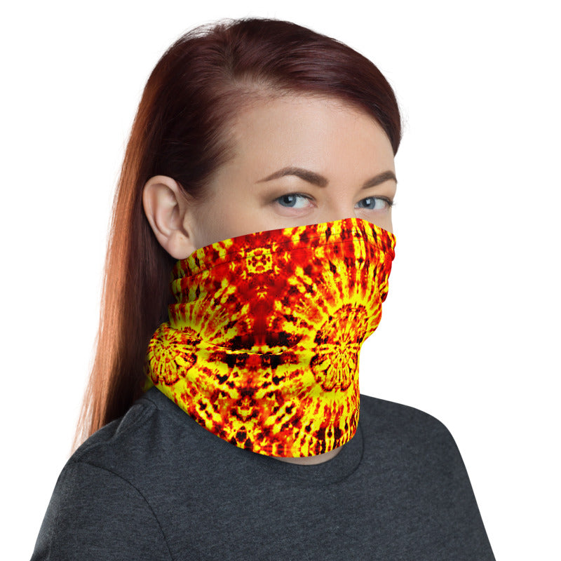 Kaleidoscope Conflagration Neck Gaiter