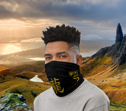 Golden Dragon Neck Gaiter