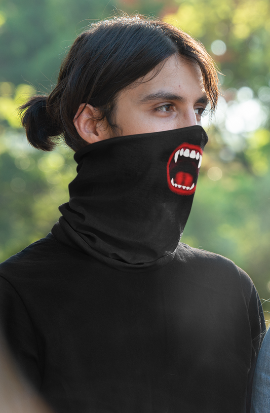 Vampire Mouth Neck Gaiter