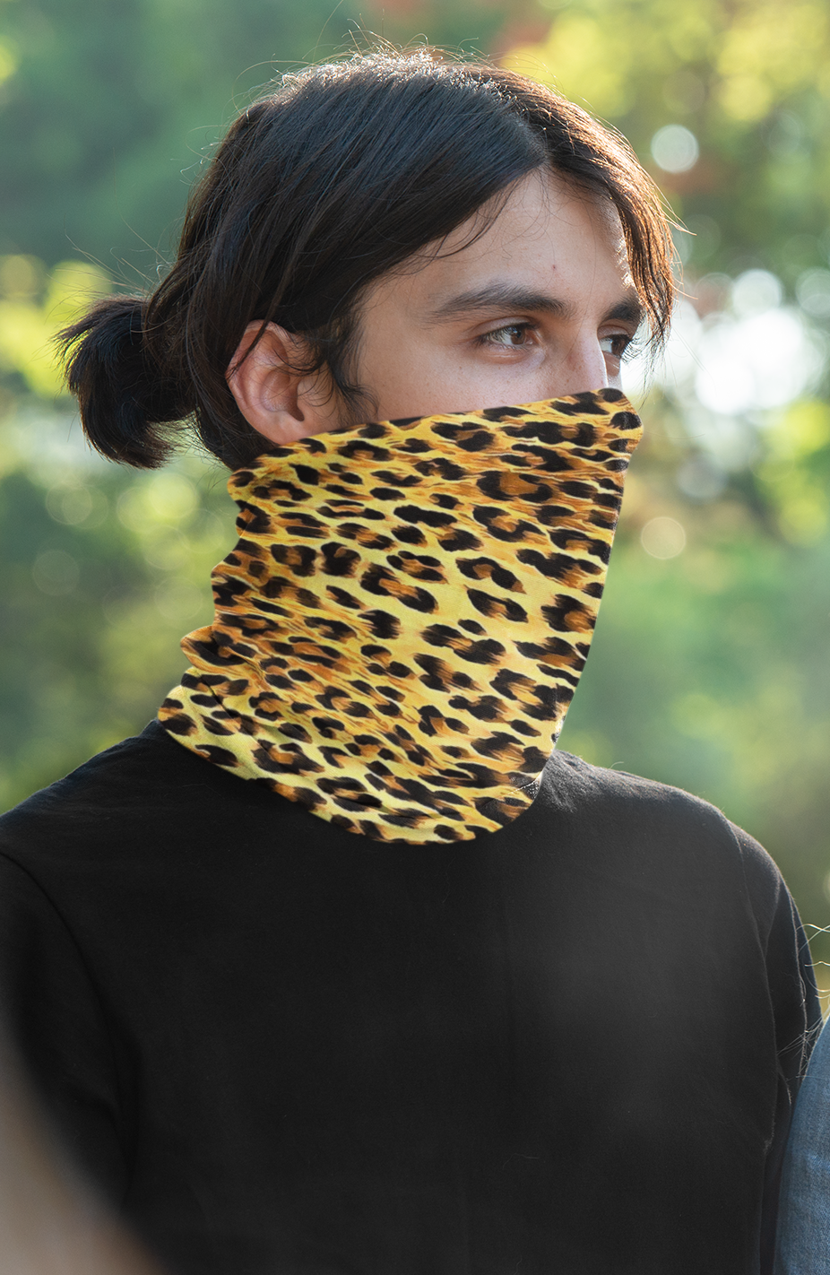 Leopard Print Neck Gaiter