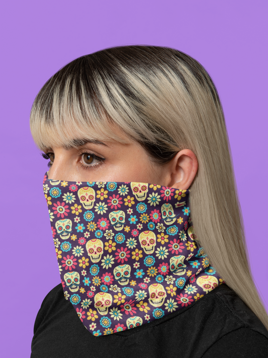 Sugar Skulls Neck Gaiter