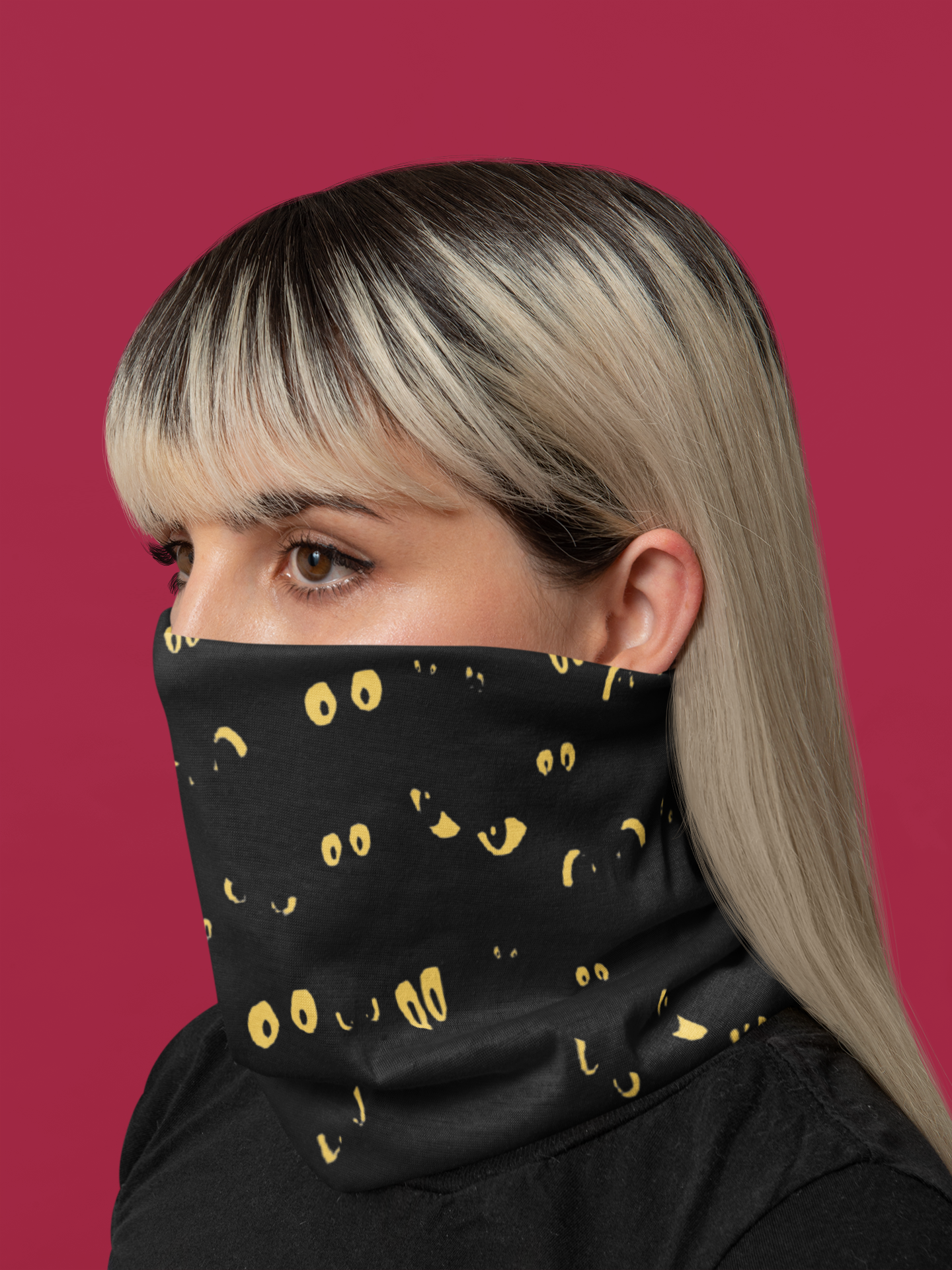 Eyes in the Dark Neck Gaiter