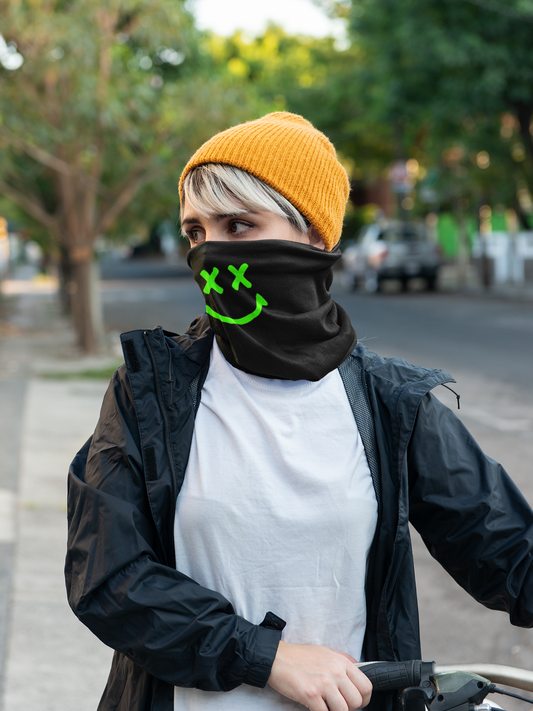 X X Smiley Neck Gaiter