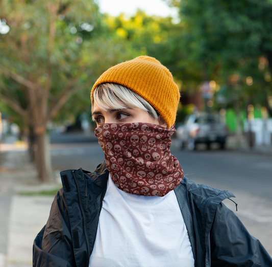 Red Heather Boneyard Neck Gaiter