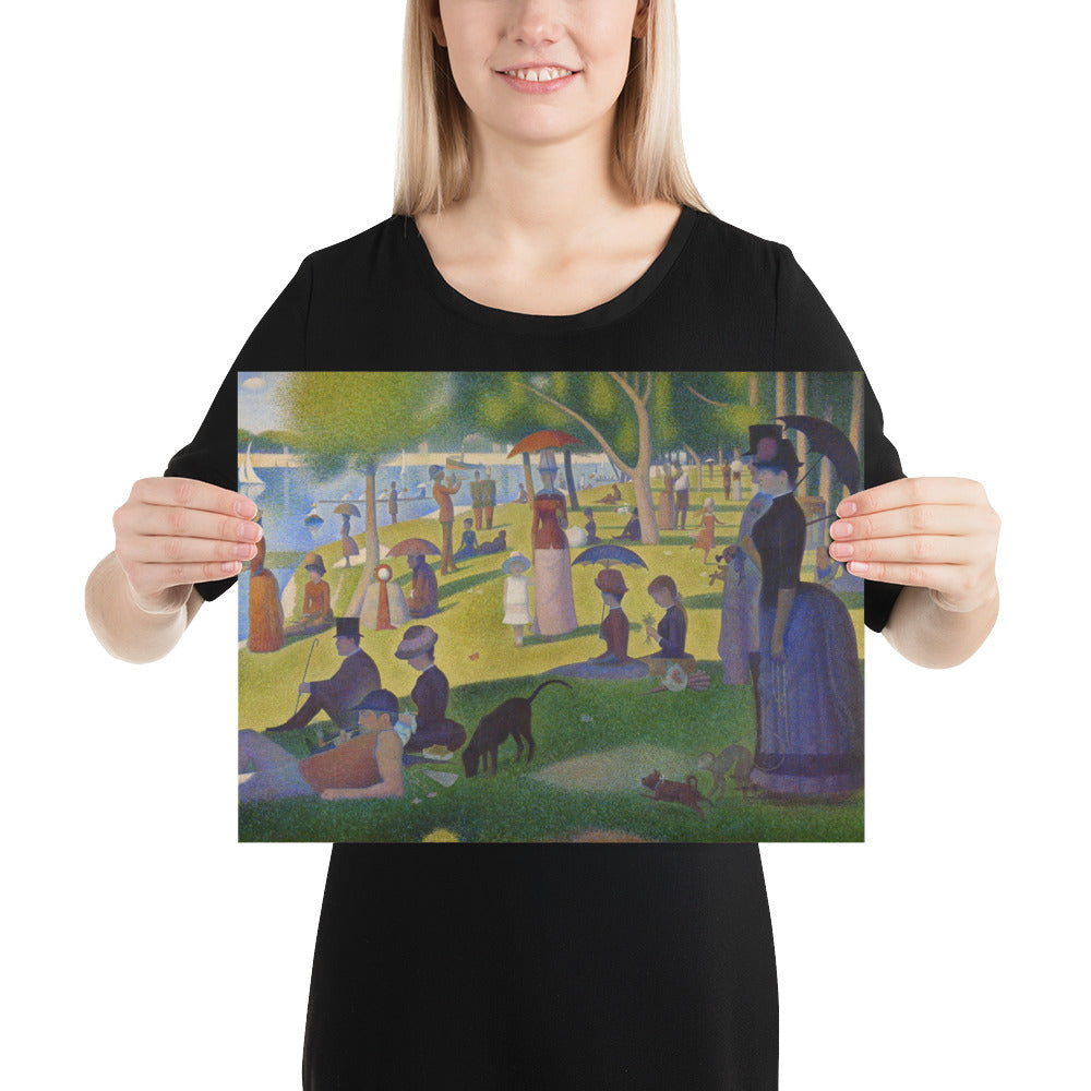 Sunday at la Grande Jatte by Georges Seurat Photo Paper Poster