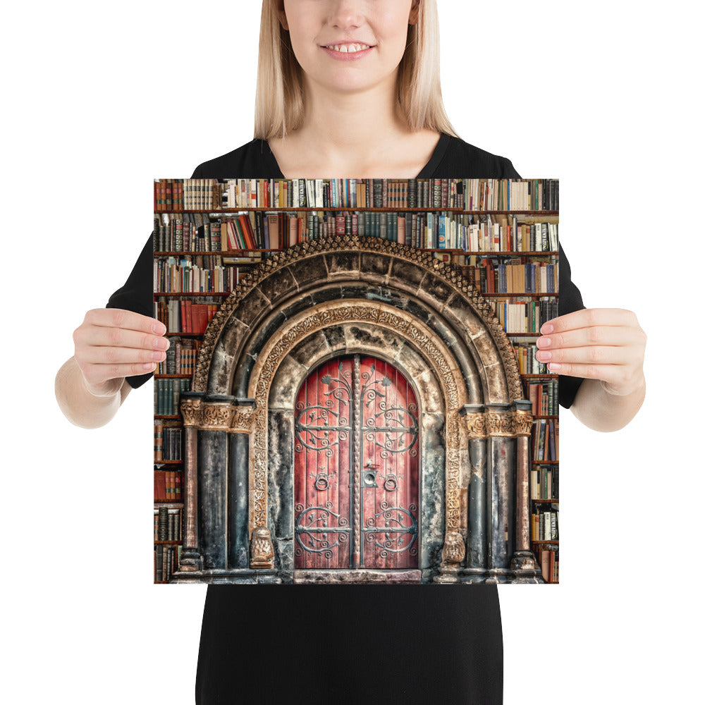 Door to Imagination Photo Paper Poster