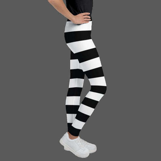 Prison Stripes Youth Leggings