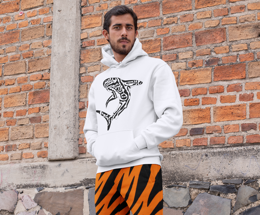 Tribal Shark Unisex Hoodie