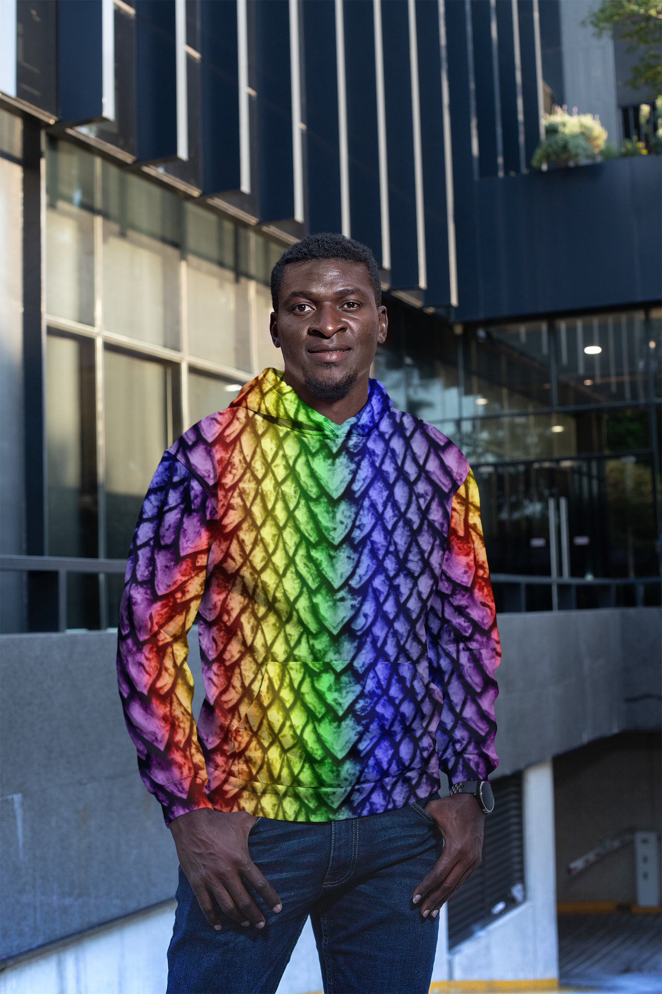 Dragon sales scale hoodie