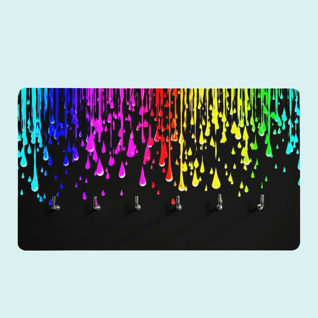 Rainbow Drip Wall Mounted Decor Key Holder